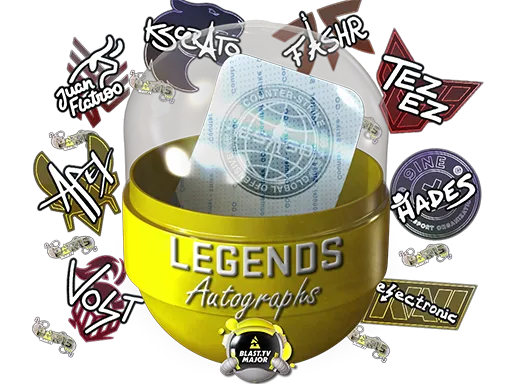 Paris 2023 Legends Autograph Stickers