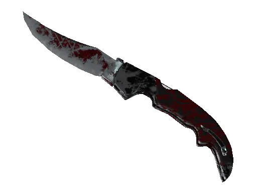 ★ Falchion Knife | Crimson Web (Battle-Scarred)