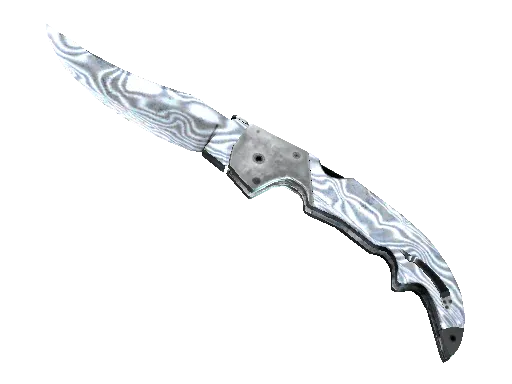 ★ Falchion Knife | Damascus Steel (Well-Worn)