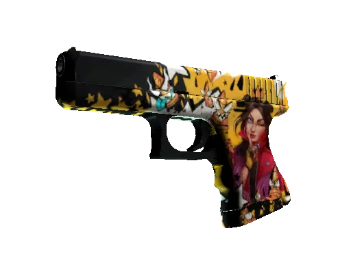 Glock-18 | Bullet Queen (Well-Worn)