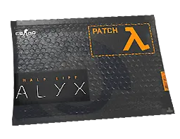 Paczka z naszywką Half-Life: Alyx