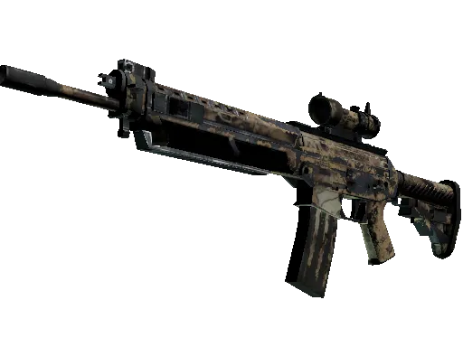 SG 553 | Bleached (Battle-Scarred)