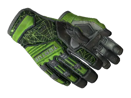 ★ Specialist Gloves | Emerald Web (Well-Worn)