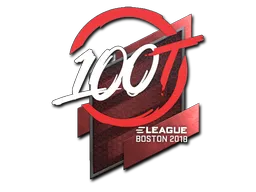 Naklejka | 100 Thieves | Boston 2018