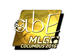 Sticker | abE (Gold) | MLG Columbus 2016