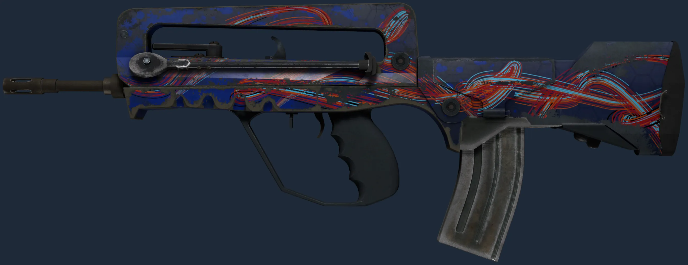 FAMAS | Afterimage (Well-Worn)