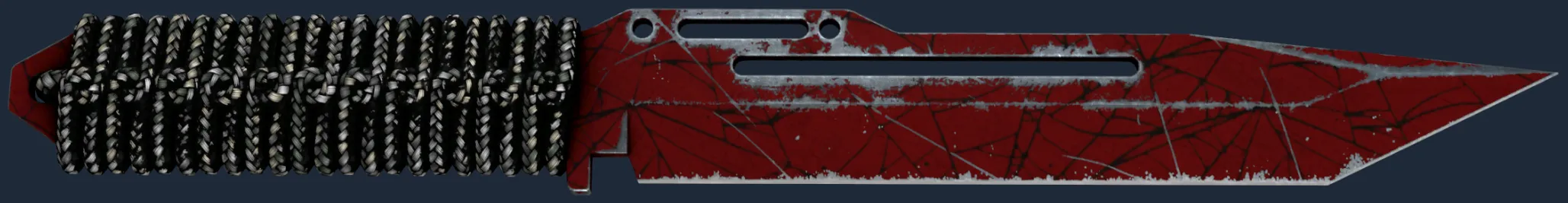 ★ Paracord Knife | Crimson Web (Battle-Scarred)