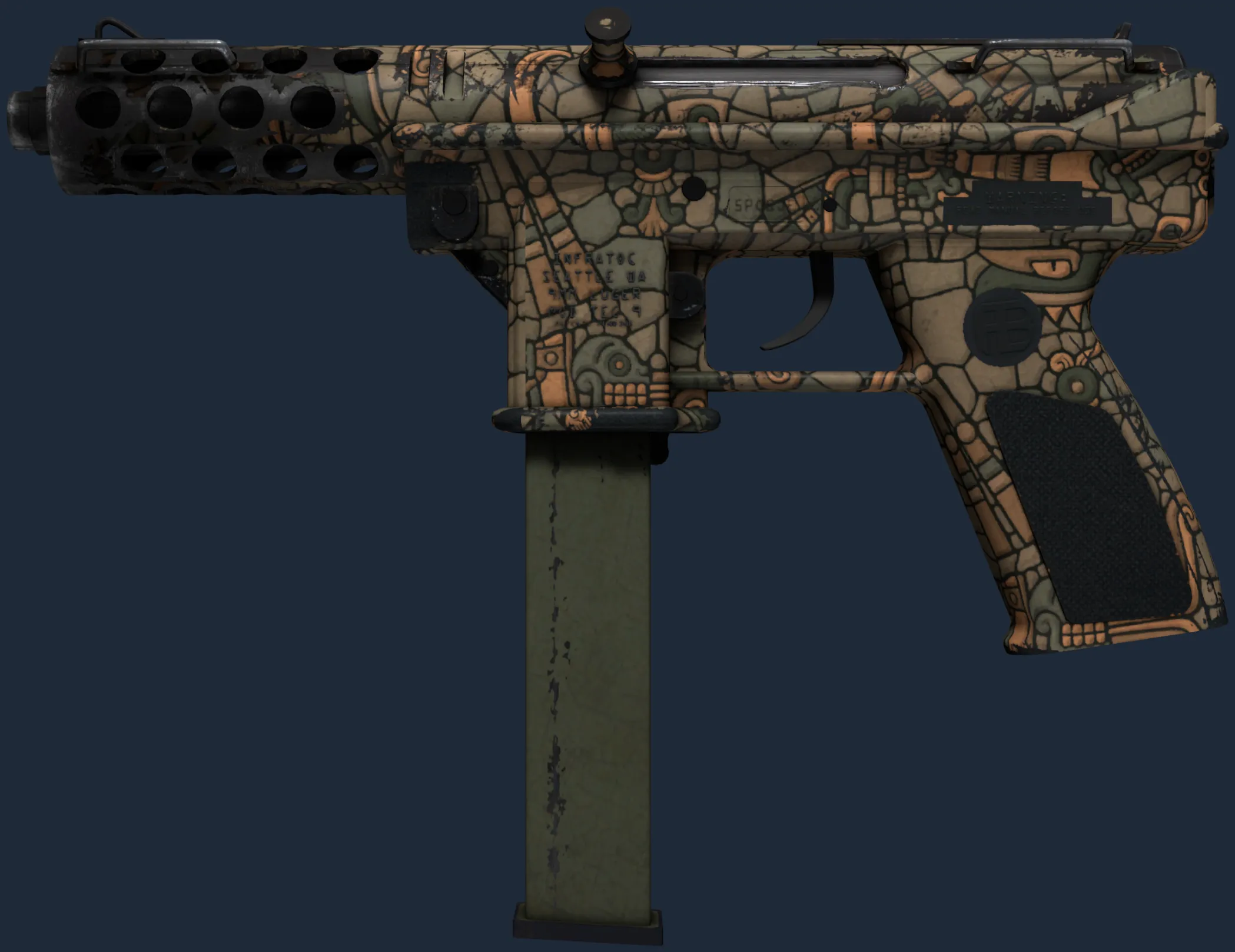 Souvenir Tec-9 | Blast From the Past (Well-Worn)
