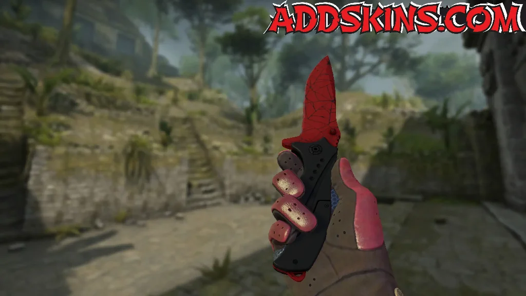 ★ Nomad Knife | Crimson Web inspecting