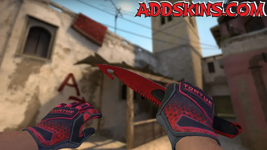 ★ Gut Knife | Crimson Web standing