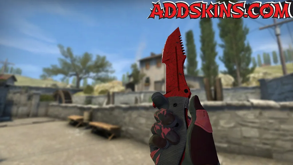 ★ Huntsman Knife | Crimson Web inspecting