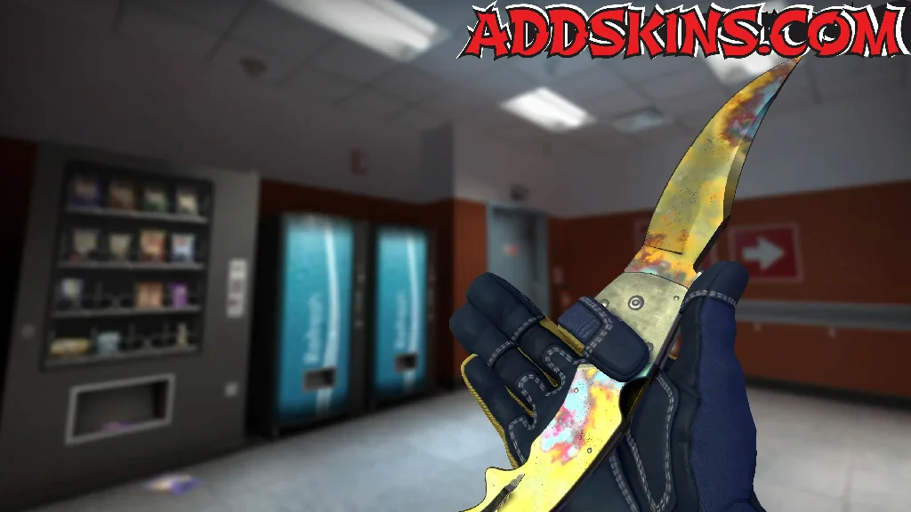 ★ Falchion Knife | Case Hardened inspecting