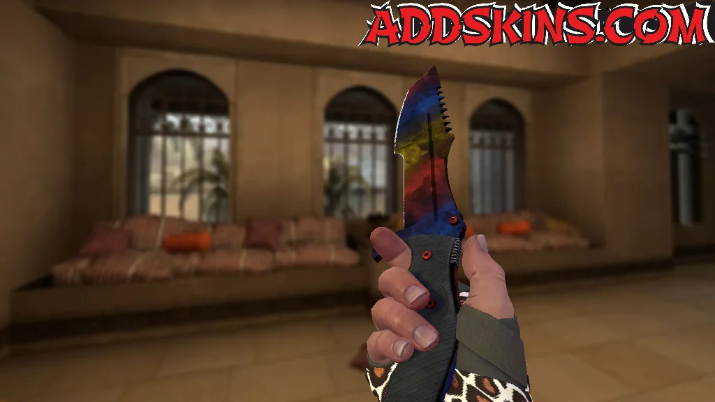 ★ Huntsman Knife | Marble Fade inspecting