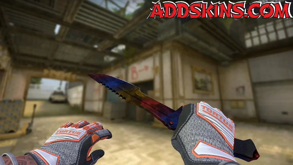 ★ Huntsman Knife | Marble Fade standing