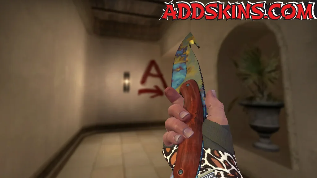 ★ Gut Knife | Case Hardened inspecting