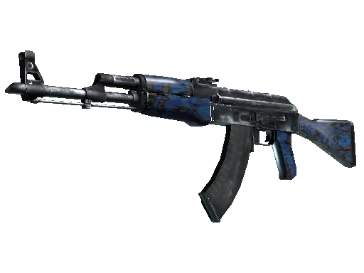 AK-47 | Blue Laminate (Gloednieuw)