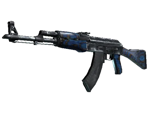AK-47 | Laminado azul (Algo desgastado)