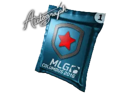 亲笔签名胶囊 | Gambit Gaming | 2016年 MLG 哥伦布锦标赛