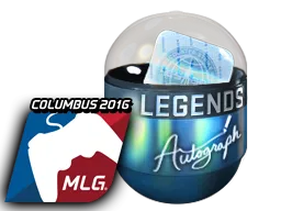 Handtekeningscapsule | Legendes (Glimmend) | MLG Columbus 2016