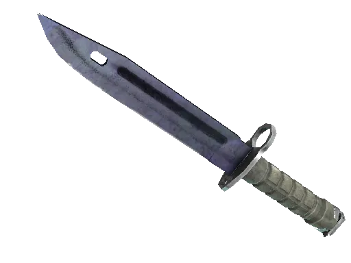 Bayoneta ★ | Azul metalizado (Algo desgastado)