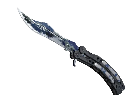 ★ Butterfly Knife | Bright Water (Battle-Scarred)