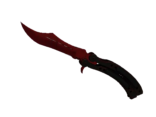 ★ Butterfly Knife | Crimson Web (Minimal Wear)