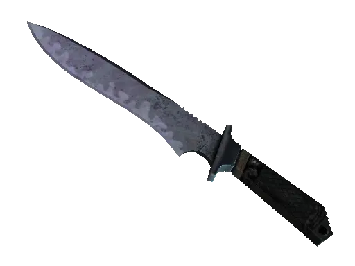 ★ Классический нож | Вороненая сталь (Поношенное)