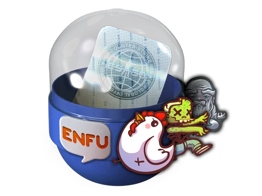 Enfu-stickercapsule