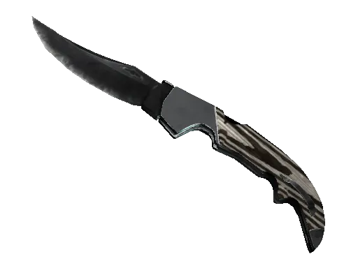 Couteau fauchon (★) | Noir stratifié (Testée sur le terrain)