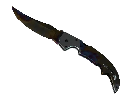 ★ Falchion Knife | Case Hardened (Well-Worn)