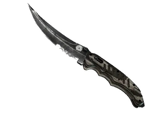 Flip Knife ★ | Black Laminate (Testado no Terreno)