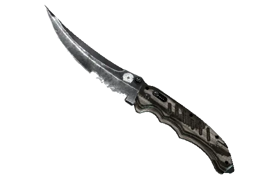 ★ Flip Knife | Black Laminate (Usura minima)