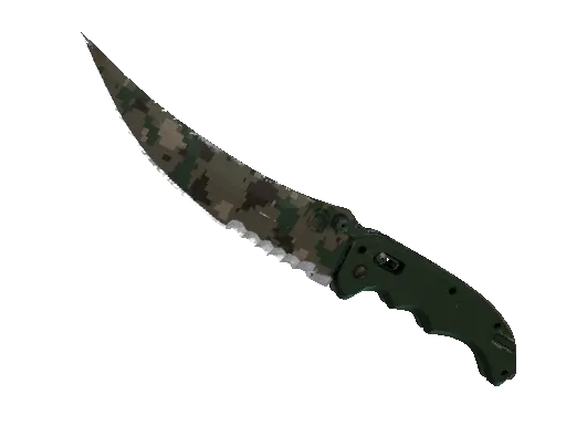 ★ Flip Knife | Forest DDPAT (Well-Worn)