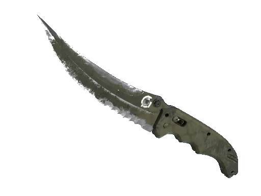 ★ Flip Knife | Safari Mesh (Battle-Scarred)