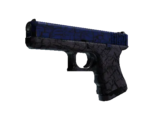 Glock-18 | Fissure bleue (Usée)