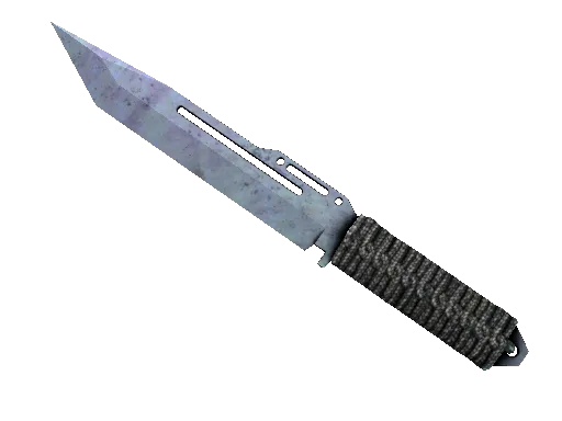 Couteau en paracorde (★) | Acier bleui (Très peu usée)