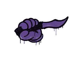 Sealed Graffiti | Backstab (Monster Purple)