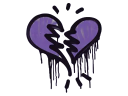 Sealed Graffiti | Broken Heart (Monster Purple)