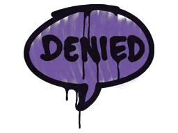 Sealed Graffiti | Denied (Monster Purple)
