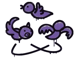 Sealed Graffiti | Dizzy (Monster Purple)