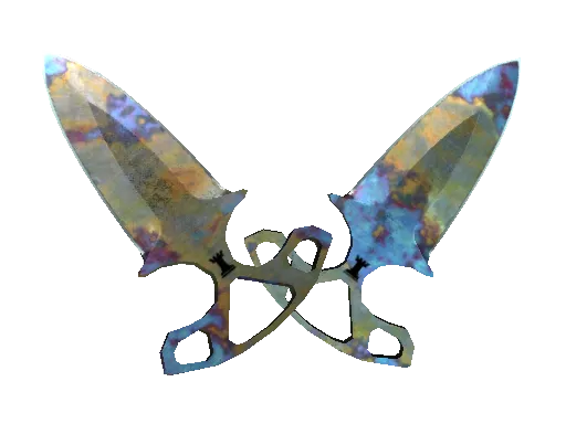 ★ Shadow Daggers | Case Hardened (Well-Worn)