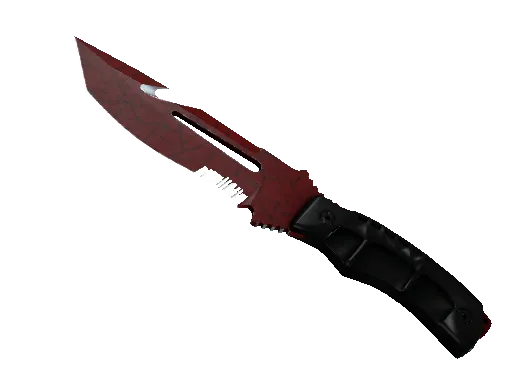 StatTrak ★ Survival Knife | Crimson Web (Well-Worn)