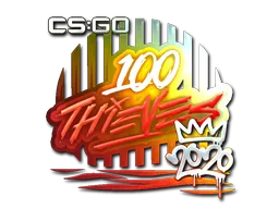 Sticker | 100 Thieves (Glimmend) | RMR 2020