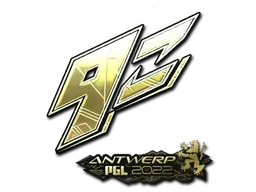 Aufkleber | 9z Team (Gold) | Antwerpen 2022