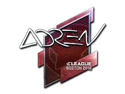 Наклейка | AdreN (металлическая) | Бостон 2018