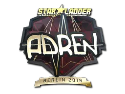 Sticker | AdreN (Goud) | Berlin 2019