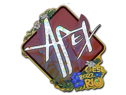 Klistermärke | apEX (Glitter) | Rio 2022