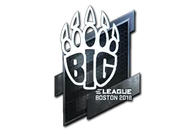 Aufkleber | BIG (Glanz) | Boston 2018
