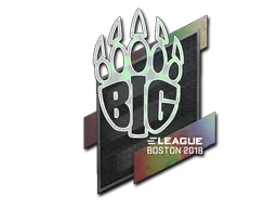 Klistermærke | BIG (Holo) | Boston 2018