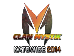 Наклейка | Clan-Mystik (голографическая) | Катовице 2014